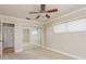 Bedroom with mirrored closet doors and carpet flooring at 1442 Normandy Park Dr # 1, Clearwater, FL 33756