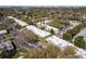 Aerial view of community buildings with well-maintained landscaping and parking lots at 1442 Normandy Park Dr # 1, Clearwater, FL 33756