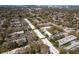 Aerial view of community buildings with well-maintained landscaping and parking lots at 1442 Normandy Park Dr # 1, Clearwater, FL 33756