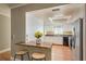 Bright kitchen with white cabinets and stainless steel appliances at 1442 Normandy Park Dr # 1, Clearwater, FL 33756