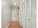 Inviting entryway with a tiled floor and a convenient closet for storage solutions at 1442 Normandy Park Dr # 1, Clearwater, FL 33756