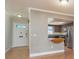 Kitchen with breakfast bar and stainless steel appliances at 1442 Normandy Park Dr # 1, Clearwater, FL 33756
