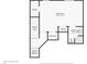 Floor plan of the 2nd floor, showing one bedroom and one bathroom at 3503 10Th W Ln, Palmetto, FL 34221