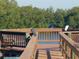 Wooden dock overlooks water with birds at 3503 10Th W Ln, Palmetto, FL 34221