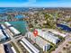 Aerial view of building with water and residential neighborhood in background at 2960 59Th S St # 310, Gulfport, FL 33707