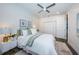 Light and airy bedroom with a queen bed and ample closet space at 12305 3Rd E St # 1, Treasure Island, FL 33706