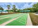 Well-maintained shuffleboard courts, perfect for outdoor recreation at 4136 Rhone Dr, New Port Richey, FL 34655