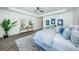 Main bedroom with water views and sitting area at 12305 3Rd E St # 2, Treasure Island, FL 33706
