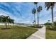 Beautifully landscaped grounds and walkway for residents with easy access to the waterfront at 1868 Shore S Dr # 410, South Pasadena, FL 33707