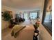 Comfortable living room with ample seating and a fireplace at 2426 Persian Dr # 64, Clearwater, FL 33763