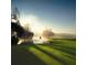 Peaceful sunrise over the golf course at 898 Skye Ln, Palm Harbor, FL 34683