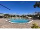 Community pool with tanning deck for enjoying the sunny weather at 2256 Philippine Dr # 46, Clearwater, FL 33763
