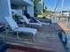 Waterfront deck with lounge chairs offers a relaxing outdoor space with access to boat dock at 821 Bahia Del Sol Dr # 43, Ruskin, FL 33570