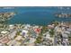 Aerial view showcasing the home's waterfront location at 236 45Th Ave, St Pete Beach, FL 33706