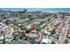 Aerial view showcasing a waterfront home and surrounding neighborhood at 236 45Th Ave, St Pete Beach, FL 33706