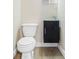 Small bathroom with floating vanity and modern fixtures at 101 Lake Ne Ave # 125, Largo, FL 33771