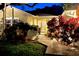 Well lit walkway leading to the front entrance of the house at 3610 11Th N Ave, St Petersburg, FL 33713