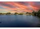 Scenic lakefront view with vibrant sunset colors at 1901 Ohio Ne Ave, St Petersburg, FL 33703