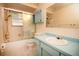 Bathroom with shower/tub combo and vanity at 1901 Ohio Ne Ave, St Petersburg, FL 33703