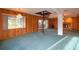 Living area with spiral staircase and water view at 1901 Ohio Ne Ave, St Petersburg, FL 33703