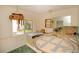 Hobby room with built-in workspace and large model train display at 1901 Ohio Ne Ave, St Petersburg, FL 33703