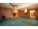 Living room with fireplace and access to other rooms at 1901 Ohio Ne Ave, St Petersburg, FL 33703