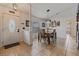 Bright dining room with a table and four chairs at 1729 Oakwood Estates Dr, Plant City, FL 33563