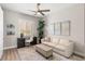 Bright office space with built-in desk, comfortable seating, and large window at 47A Bayview S Ct, St Petersburg, FL 33711