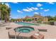 Community pool and spa with plenty of lounge chairs at 47A Bayview S Ct, St Petersburg, FL 33711