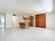 Kitchen features a breakfast bar and wood cabinets at 650 Pinellas Point S Dr # 128, St Petersburg, FL 33705