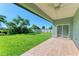 Spacious backyard with grassy lawn and a fenced perimeter at 756 Bowman Ter, Port Charlotte, FL 33953