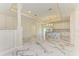 Open concept kitchen with marble floors and island at 756 Bowman Ter, Port Charlotte, FL 33953