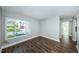 Living area with hardwood floors, neutral walls and a view at 550 Johns Pass Ave, Madeira Beach, FL 33708