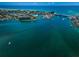 Expansive aerial showcasing the coastline and waterways at 550 Johns Pass Ave, Madeira Beach, FL 33708