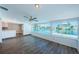 Sunroom with kitchen access and stunning water views at 550 Johns Pass Ave, Madeira Beach, FL 33708