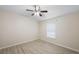 Bedroom with ceiling fan and window blinds at 2622 Yukon Cliff Dr, Ruskin, FL 33570