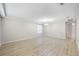 Simple dining room with light walls and wood-look floors at 2622 Yukon Cliff Dr, Ruskin, FL 33570