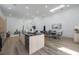 Modern kitchen with large island, stainless steel appliances, and ample counter space at 4511 24Th S Ave, St Petersburg, FL 33711