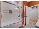 Clean bathroom with a shower/tub combo and a view of another room at 6251 Vista Verde W Dr, St Petersburg, FL 33707