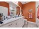 Modern bathroom with marble countertop and a stylish decor at 6251 Vista Verde W Dr, St Petersburg, FL 33707
