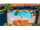 Community pool with a spa and surrounding patio at 6251 Vista Verde W Dr, St Petersburg, FL 33707