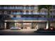 Stylish building entrance with modern architecture and ample parking at 400 Central Ave # 2007, St Petersburg, FL 33701