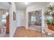 Inviting entryway with tiled floors and views into the living room and adjacent spaces at 7296 Marathon Dr # 504, Seminole, FL 33777