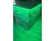 Unique bar area with ambient green lighting and a modern textured facade at 3357 38Th S St # A, St Petersburg, FL 33711