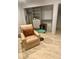 Spacious closet with seating and built-in shelving and storage at 3357 38Th S St # A, St Petersburg, FL 33711
