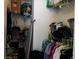 Well-stocked closet with shelving and hanging rods at 101 Lake Ne Ave # 222, Largo, FL 33771