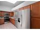 Modern kitchen featuring stainless steel appliances and ample cabinetry at 842 Amelia Ne Ct, St Petersburg, FL 33702