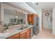 Bright kitchen with stainless steel appliances and wood cabinets at 842 Amelia Ne Ct, St Petersburg, FL 33702