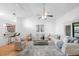 Spacious living room with hardwood floors and neutral decor at 842 Amelia Ne Ct, St Petersburg, FL 33702
