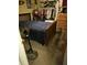 Bedroom with double bed, closet, and floor fan at 3447 Monte Rio St, New Port Richey, FL 34655